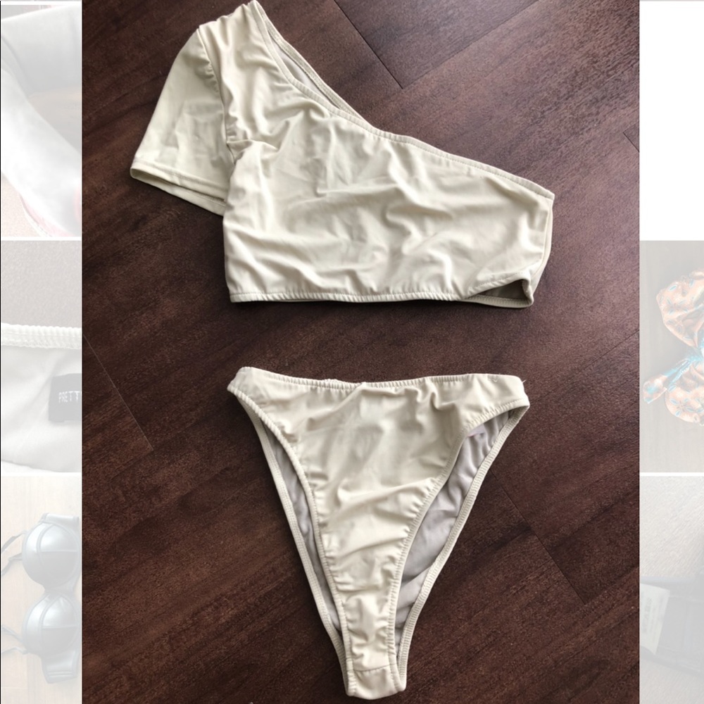 Pretty Little Thing One Shoulder High Waist Bikini